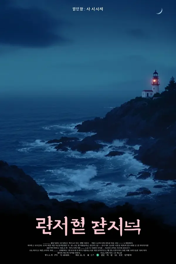 夜晚的海岸线 悬疑爱情 海报